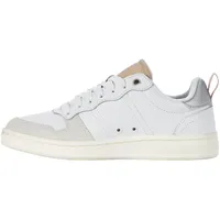K-Swiss Damen Lozan Sneaker, White/Warm Taupe/StarWhite/Silver, 40 EU