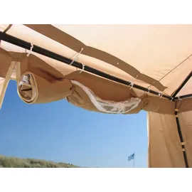 Quick Star Seitenwand für Pavillon Sahara 4x4 m 2 Stück Sand 4 x 0,4 m