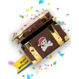 Party Factory – Pinata Schatztruhe für Jungen & Mädchen zum Befüllen & aufhängen – Schlag-Piñata als Party Deko in 30x23x36 cm für Geburtstag & Mottopartys – Partyspiel Motiv-Pinjata für Kinder