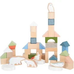 Small foot Wooden Building Blocks Dino Würfel aus Holz 12 m+ 20 St.