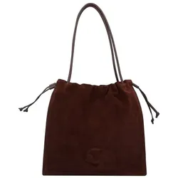 Coccinelle Dulse Schultertasche Leder 37 cm  braun