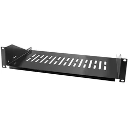 LogiLink 19" Fachboden Befestigung vorne 250mm in Schwarz