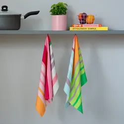  Geschirrtücher-Set Nr. 16 - 50 x 70 cm - 100% Baumwolle - Farbenfrohes Geschirrtücher-Set