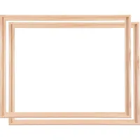 ghibfbt Infantasie 'N°35' Schattenfugenrahmen Silber 50x70 cm 2er Set