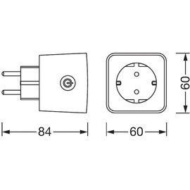 LEDVANCE SMART+ Plug NIGHTLIGHT ZigBee Steckdose Innenbereich 3680 W