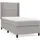 vidaXL Boxspringbett 100 x 200 cm Hellgrau