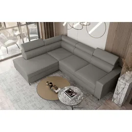 99rooms Owen Ecksofa Kunstleder SOFT Grau Links