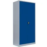 Lüllmann Aktenschrank 92,5 x 42,2 x 195,0 cm enzianblau, lichtgrau