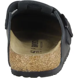 Birkenstock Boston Naturleder schmal schwarz 42