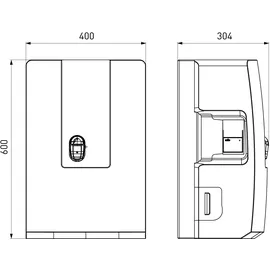 ESBE Fresh Hydro FSK101 40 l schwarz