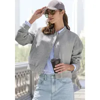 LASCANA Bomberjacke, mit Rippbündchen, Pilotenjacke mit Druckknöpfen und Taschen,