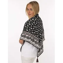 Zwillingsherz "Geometric Paisley", schwarz - one size - Einheitsgröße