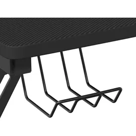 vidaXL Gaming-Schreibtisch mit Y-Gestell Schwarz und Rot 110x60x75 cm