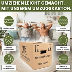 KK Verpackungen 80 Faltkartons TOP Umzugskartons Kartons FREI HAUS