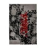 Arte Espina Naila 300 Teppich 120 x 170 cm Schwarz/Rot