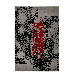 Arte Espina Naila 300 Teppich 120 x 170 cm Schwarz/Rot