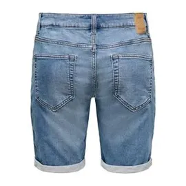 Only & Sons Jeans-Shorts in Blau XXL
