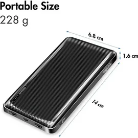 Logilink Powerbank PA0316 10.000mAh, schwarz