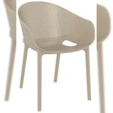 CLP Gartenstuhl Sky Pro 54 x 54 x 81 cm beige
