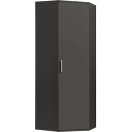 Procontour Mehrzweckschrank Eckschrank Clara 64 x 167 x 64 cm Grau