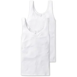 SCHIESSER Cotton Essentials Unterhemd Weiß 38