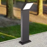 Maxkomfort GmbH LED Außenleuchte schwarz Außenlampe Wandleuchte Standleuchte Aluminium Wegeleuchte 1504-800 Standleuchte ohne Bewegungsmelder