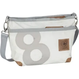 360 Grad Beuteltasche Deern Lütt grau/weiß