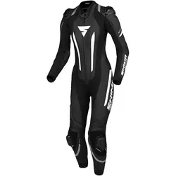 SHIMA Miura RS Damen 1-Teiler Motorrad Lederkombi, schwarz-weiss, Größe 36
