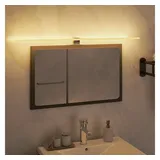 vidaXL LED-Spiegelleuchte 7,5 W Warmweiß 80 cm 3000 K