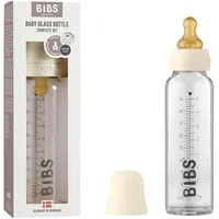 Bibs Baby Glasflasche Set - Ivory 225ml