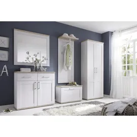 Die Möbelfundgrube Garderobenpaneel Romance 59 x 143 x 30 cm Weiß