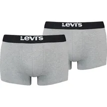 Levi's Herren, Boxershorts, 2er Pack in Grau Melange M