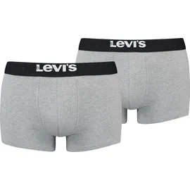 Levi's Herren, Boxershorts, 2er Pack in Grau Melange M