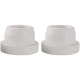 2 Stück Poolleiter, Gummistopfen für 4,8 cm Leiterrohre für Schwimmbadauskleidung, Leiterfußersatz