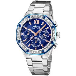 Lotus 18872/2 Damenuhr Chronograph Excellent Blau