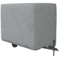 VidaXL Schutzhülle für Pferdeanhänger Grau 376x168x240 cm Vliesstoff