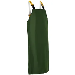 PVC Schürze "175809" mit breiten Trägern - M - olive