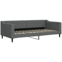 VidaXL Tagesbett Dunkelgrau 90x200 cm Stoff