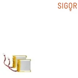 SIGOR Li-Ion Akku 2x 1900 mAh inkl. Schutzschild, Stecker und Schrumpfschlauch SIG-4559601