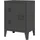 [en.casa] Nachtschrank Inari 57 x 40 x 30 cm Schwarz