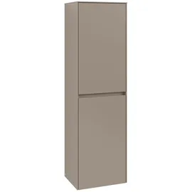 Villeroy & Boch Collaro Hochschrank 45,4 x 153,8 x 34,9 cm Taupe Holz, MDF, Spanplatte