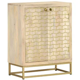 vidaXL Sideboard Mit 2 Türen 55x30x70 Cm Massivholz Mango - Vidaxl