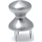 Swissmar Käsehalter SWISSMAR, silber, Edelstahl, Spieße, Grillspieße, (Käsehalter), Edelstahl, 3 Zinken, ideal zum Servieren und Schneiden