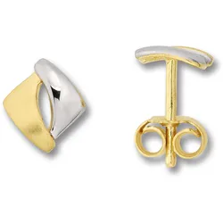 Paar Ohrhänger ONE ELEMENT "Knoten Ohrringe Ohrstecker aus 333 Gelbgold", gold, Ohrringe, Damen, Damen, Gelbgold 333, Damen Gold Schmuck Knoten