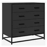 vidaXL Schubladenschrank Schwarz 70x41x70 Cm Holzwerkstoff - Vidaxl