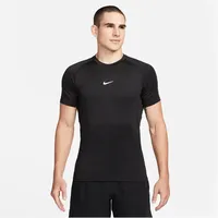 Nike Pro Dri-FIT Slim TOP SS Sweatshirt Herren Black/White