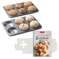 Betty Bossi Knusprige Brötchen Buch + Backform Set Backbuch