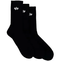 Alpha Industries  Socken Strümpfe BASIC Socken 3er Pack  in Schwarz, 39 / 42