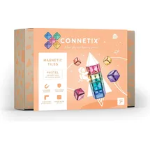 Connetix Magnetkacheln Pastell Quadratisch 40-tlg.