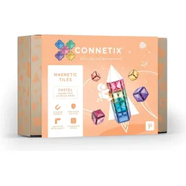 Connetix Magnetkacheln Pastell Quadratisch 40-tlg.